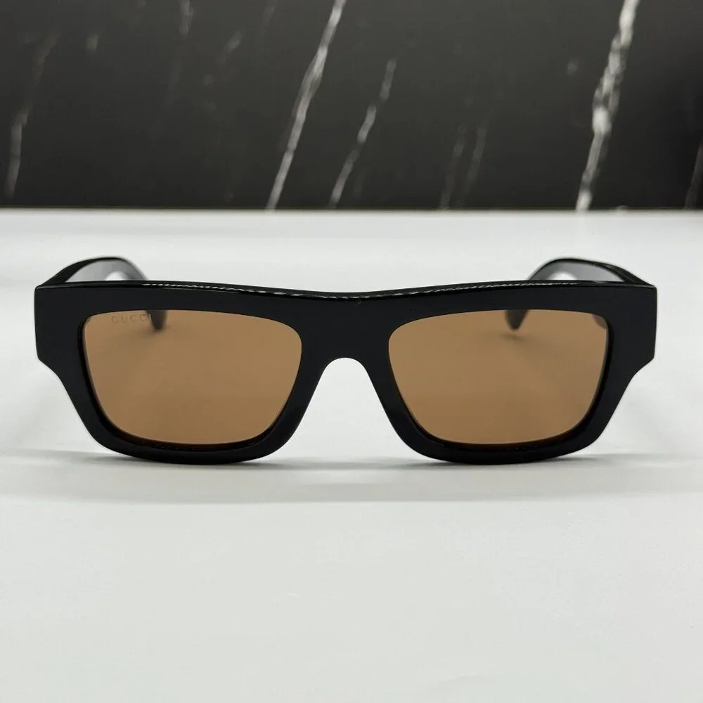 NEW GUCCI BLACK BROWN MEN SUNGLASSES GUCCI GG1301S 004